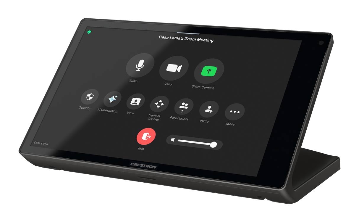 Crestron TS-880-GV-B 8.1 in. Tabletop Touch Screen, Government Version Crestron
