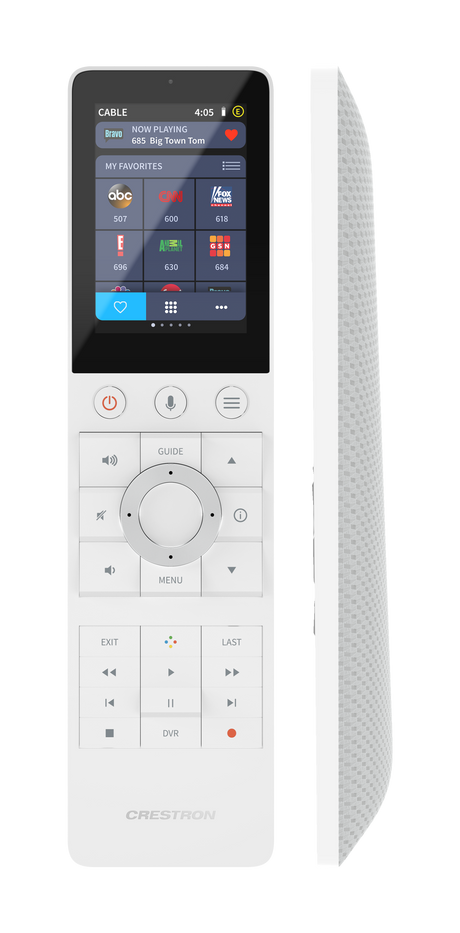 Crestron TSR-310-W Handheld Touch Screen Remote, White Room Control Crestron