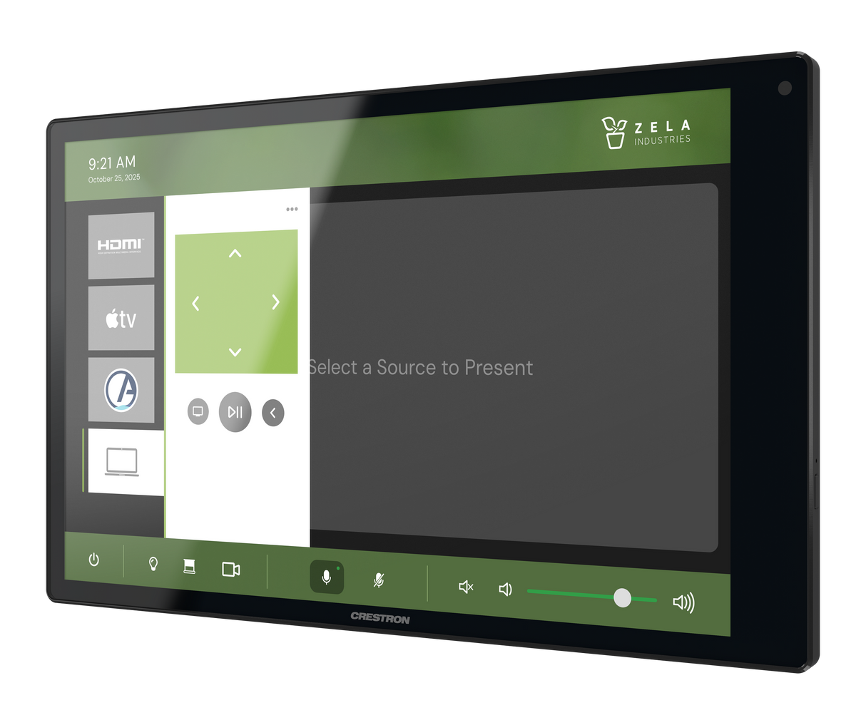 Crestron TSW-1080-B – 10.1 in. Wall Mount Touch Screen, Black [Pre-Order] Crestron