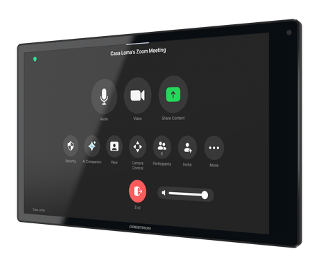 Crestron TSW-1080-UC-B – 10.1 in. Wall Mount Touch Screen, Unified Communications Room Control Crestron