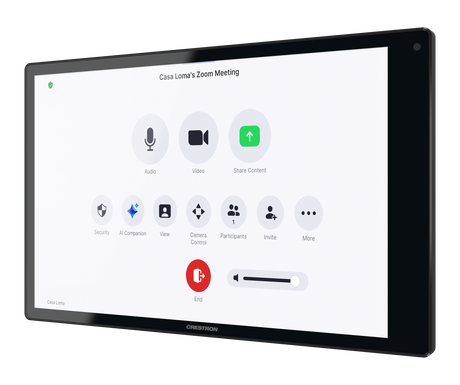 Crestron TSW-1080-UC-B – 10.1 in. Wall Mount Touch Screen, Unified Communications Room Control Crestron