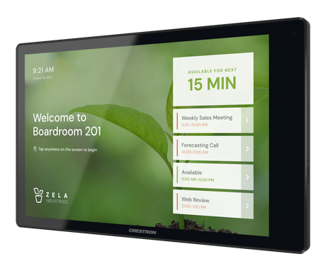 Crestron TSW-880-B 8.1 in. Wall Mount Touch Screen, Black Room Control Crestron