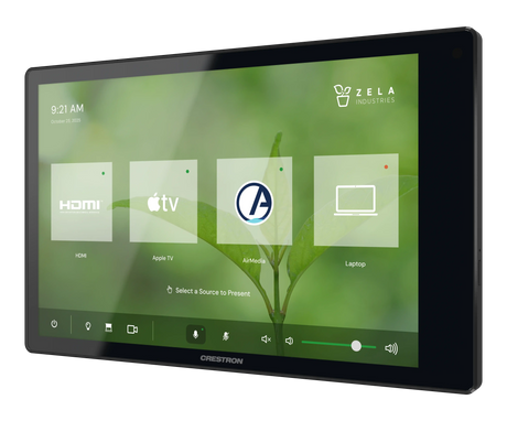 Crestron TSW-880-B 8.1 in. Wall Mount Touch Screen, Black Room Control Crestron