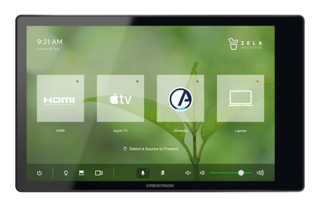 Crestron TSW-880-B 8.1 in. Wall Mount Touch Screen, Black Room Control Crestron