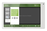 Crestron TSW-880-B 8.1 in. Wall Mount Touch Screen, White Room Control Crestron