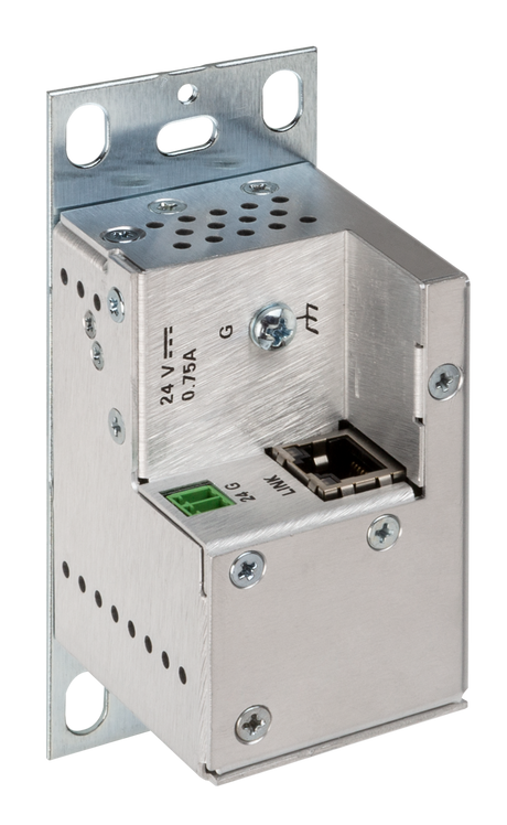 Crestron USB-EXT-2-LOCAL-1G-W – USB over Cat Cable Extender Wall Plate, Local Unit, White Crestron