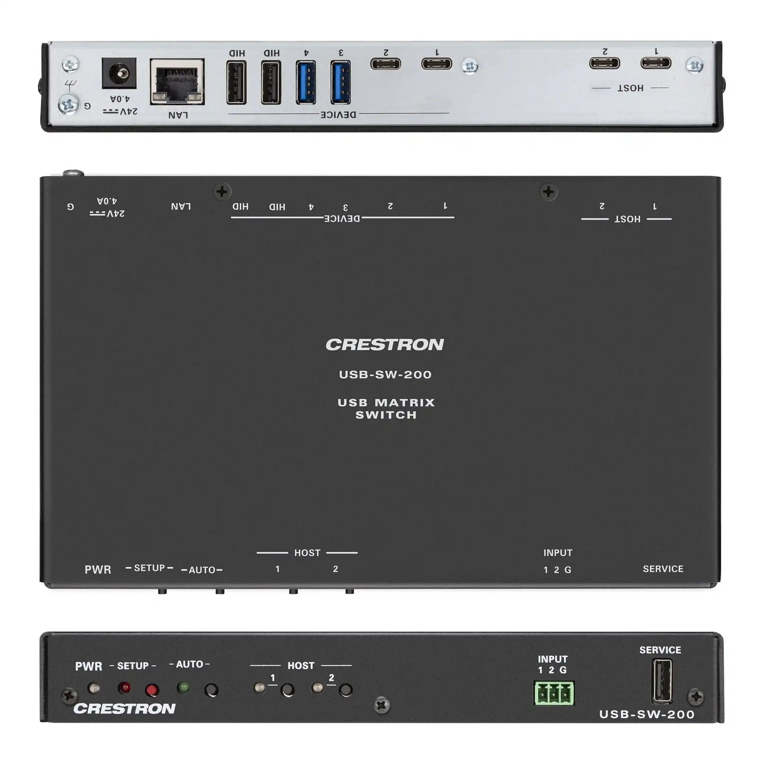Crestron USB-SW-200 2-input USB 3.2 Data Matrix Switcher – Creation ...