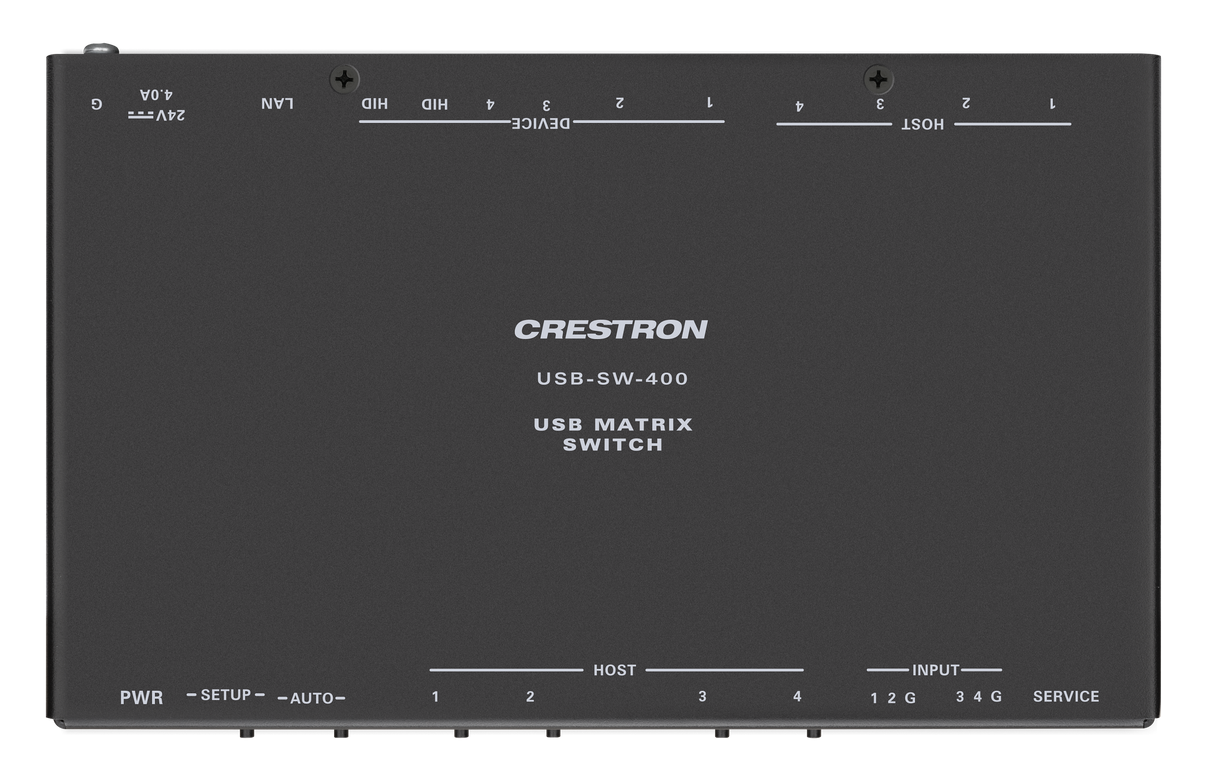 Crestron USB-SW-400 – 4-Port USB-C Data Switcher Crestron