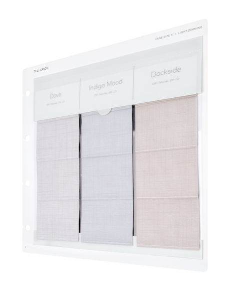 Crestron CSF-FABRIC-COLLECTION-HSHEER-2 – Horizontal Sheer Shades Sample Book Accessories Crestron
