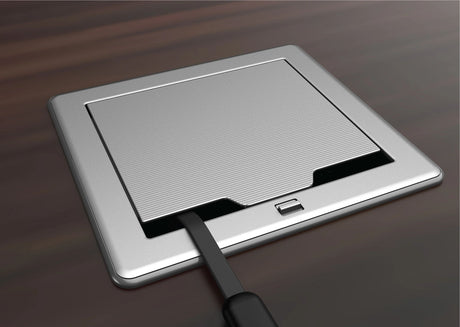 Crestron FT2-700-ELEC-PTL-AL – FlipTop 700 Electrical Cable Management System Collaboration Furniture Crestron