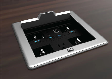 Crestron FT2-700-ELEC-PTL-AL – FlipTop 700 Electrical Cable Management System Collaboration Furniture Crestron