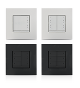 Crestron CLWI-1SW2EX-ANTH – 1-Switch 2-Gang Expansion Keypad, Anthracite Crestron