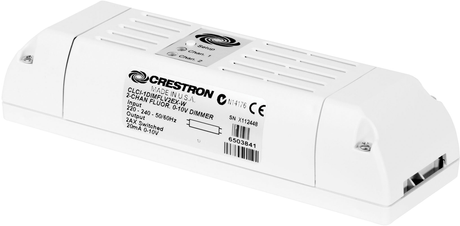 Crestron CLCI-1DIMFLV2EX-W – Wireless In-Ceiling 0-10V Dimmer, 230VAC Remote Control Panels Crestron