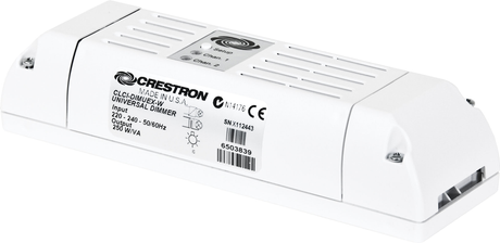 Crestron CLCI-DIMUEX-W – In-Ceiling Wireless Dimmer, infiNET EX, 230VAC Remote Control Panels Crestron