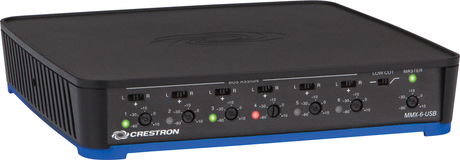 Crestron MMX-6-USB – 6-Channel USB Microphone Mixer AV Control Systems Crestron