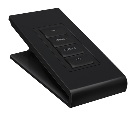Crestron ZUMMESH-KP-BATT-TTK-B-S – Tabletop Mounting Kit for Zum Battery-Powered Wireless Keypads, Black Crestron