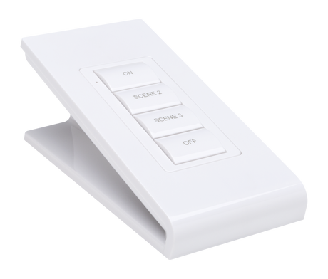 Crestron ZUMMESH-KP-BATT-TTK-W-S – ZumMesh Keypad Tabletop Mount, White Crestron