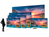 Planar HD164" DirectLight Pro Series Complete, Full HD/UHD Diagonal Video Wall, w/WallDirector VC, wall mounts, trim, cables and spares - 998-3564-00 - Creation Networks