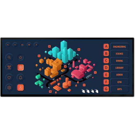 Planar UltraRes W Series URW105 105" 5K 21:9 Ultra-Wide Commercial Monitor - 998-3424-00 - Creation Networks