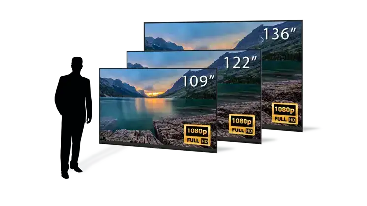 Planar UltraRes L Series 122" All-in-One LED Displays