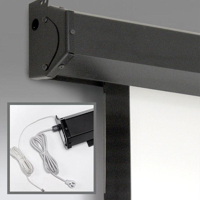 Draper Premier, 150", NTSC, Matt White XT1000VB, 110 V, with LVC-IV Low Voltage Controller - 101184U