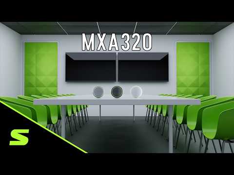 Shure MXA310W Table Array Microphone (White) Audio Conferencing Shure