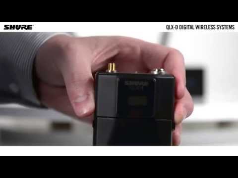 Shure QLXD4 Series Single-Channel Digital Half-Rack Wireless Mic Receiver Microphones Shure