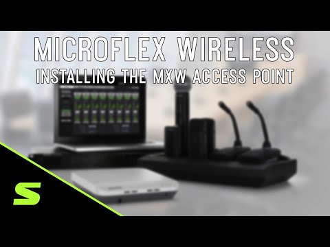 Shure MXWAPT4 4-Channel Access Point Transceiver - MXWAPT4=-Z10 Microphones Shure