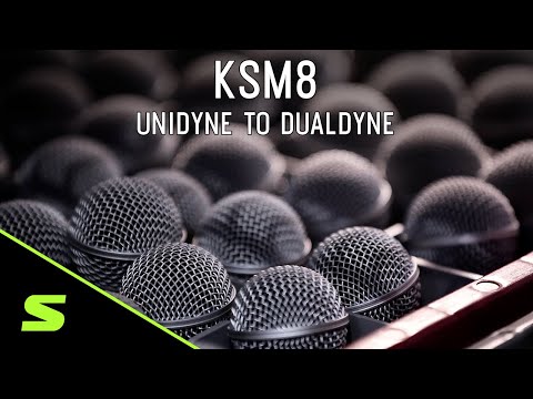 Shure KSM8/N Dualdyne Dynamic Handheld Vocal Microphone, Nickel Microphones Shure