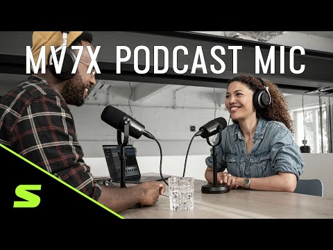 Shure Podcast XLR Microphone - MV7X Microphones Shure