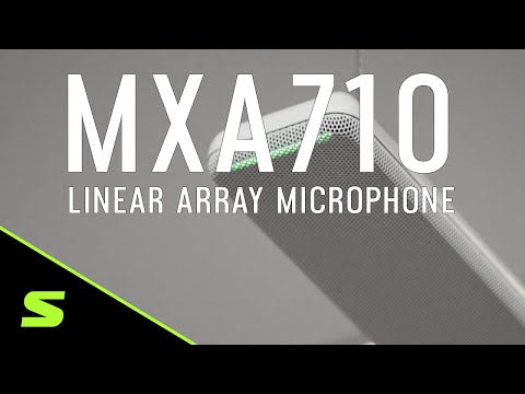 Shure MXA710W 4ft Linear Array Microphone (White) - MXA710W-4FT Audio Conferencing Shure