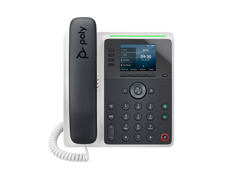 Poly Edge E220 IP Phone and PoE-enabled Poly Voice Poly
