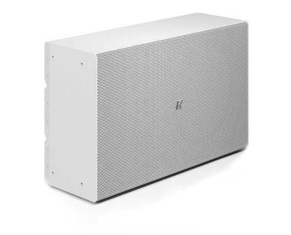 K-Array Rumble KU210W Ultra-slim, 4/16O stainless steel passive subwoofer with 2x10" cones (White)