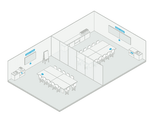 Q-SYS Shure Divisible Room with Automated Camera Switching - Creation Networks