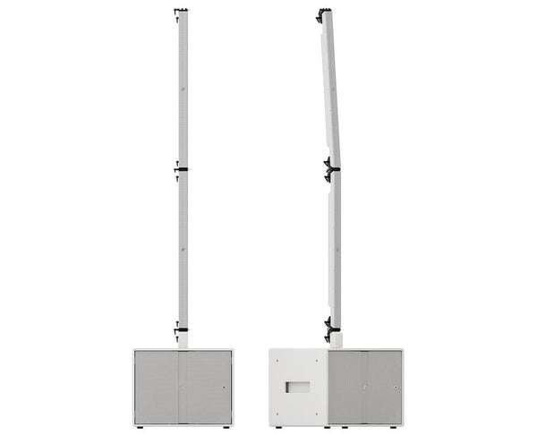 K-Array Pinnacle KR202W II Powered stereo system composed of 1 KS2 I + 1 KS2P I + 4 KK102 I + mounting hardware (White)