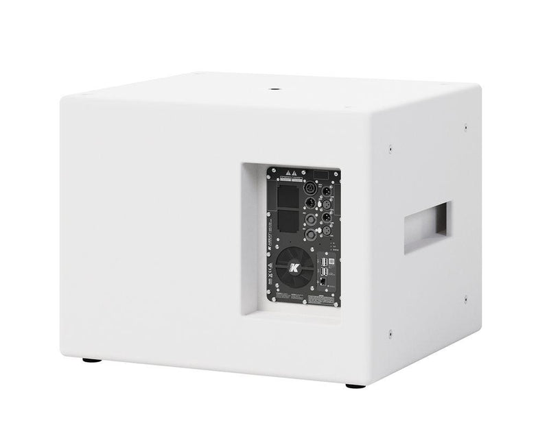 K-Array Thunder KS2W I Ultra-light, Self-Powered single 18” subwoofer with DSP and power outputs (White)