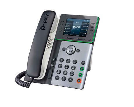 Poly Edge E350 IP Phone and PoE-enabled Poly Voice Poly
