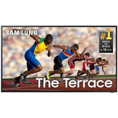 Samsung 65" THE TERRACE Full Sun Outdoor TV, NeoQLED, 4K NeoQHDR+, 3840x2160 - Titan Black Displays Samsung
