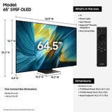 Samsung QN65S95FAFXZA 65" OLED 4K HDR Pro, Graphite Black