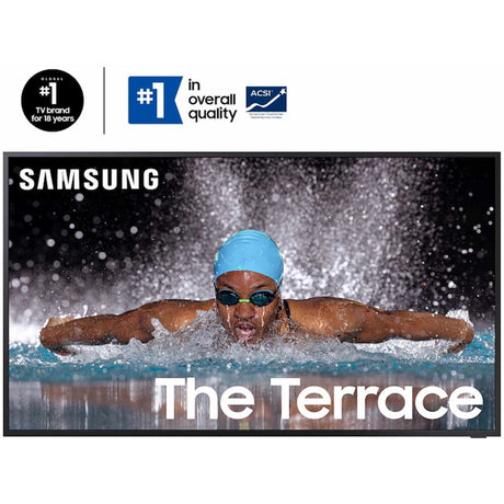 Samsung 85" The Terrace Partial Sun Outdoor TV – QLED 4K IP56 Commercial Outdoor TVs Samsung