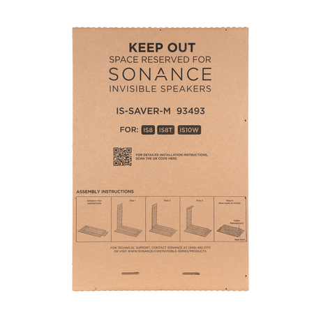 Sonance IS8/IS10W Space Saver – Medium Invisible Series Placeholder Speaker Accessories Sonance
