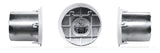 QSC Acoustic Coverage Series 8" 2-Way 80W Ceiling Loudspeaker (Pair, White) - AC-C8T - Creation Networks