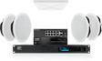 QSC Large meeting room audio: in-ceiling speakers with Sennheiser TeamConnect Ceiling 2 - Creation Networks
