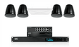 QSC Large meeting room audio: pendant speakers with Sennheiser TeamConnect Ceiling 2 - Creation Networks
