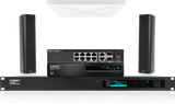 QSC Large meeting room directional audio with Sennheiser TeamConnect Ceiling 2 - Creation Networks