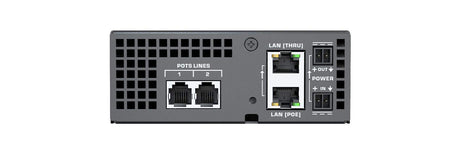 QSC QIO-TEL2 Q-SYS peripheral providing 2 RJ11 connectors to interface with analog telephony (POTS or PSTN) systems - Creation Networks