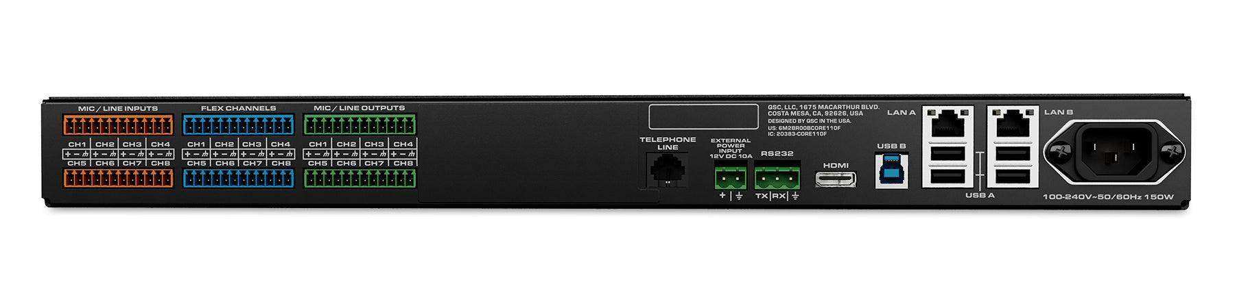 QSC Core 110f V2 Q-SYS AV&C Processor (EOL) | Creation Networks