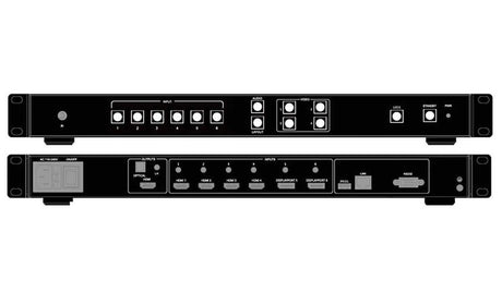 RGB Spectrum QuadView UHDX 4K 60 Multiview with Multi-Image Processor - 6x1 Switching - Creation Networks