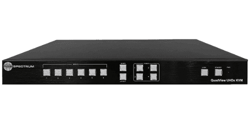 RGB Spectrum QV UHDx KVM QuadView Multi-Image Processor / Multiviewer with KVM Control - Creation Networks