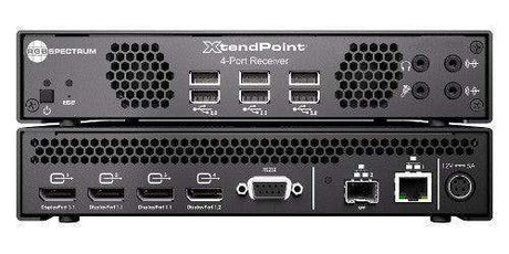 RGB Spectrum XP 104 RX XtendPoint 4 Port KVM Receiver - DisplayPort, USB, Audio, RS-232 - Creation Networks